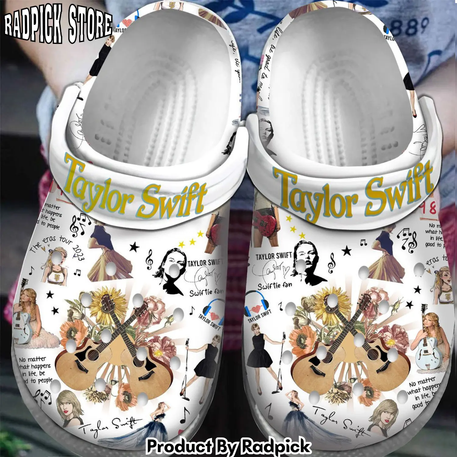 Radpick premium taylor swift music clogs shoes for men women nn7 rp6522079